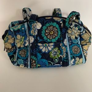 VGUC Vera Bradley Mod Floral Blue Purse Pocketbook